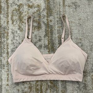 Abercrombie & Fitch Next to Naked Women's V-neck Bralette in Almond